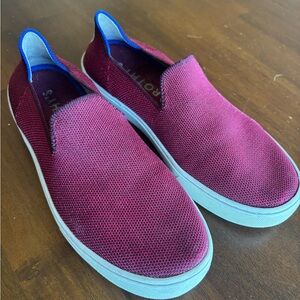 Rothy's Women's Original Slip On Sneaker in Garnet